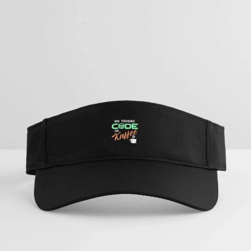 Code Developer Statement Programmierer Computer Recyceltes Visor Cap