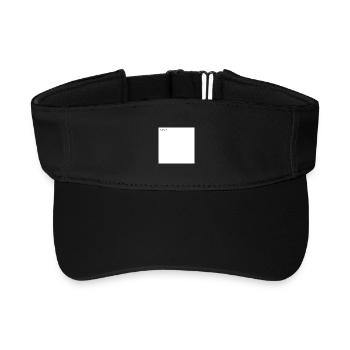 blank slate - Recycled Sun Visor Cap - black - Front
