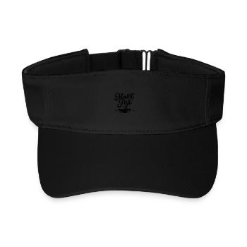 Berg Fuji – Souvenir-Design - Recyceltes Visor Cap - Schwarz - Vorne
