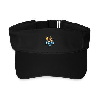 O’zapft is Volksfest, Lustiges Bayern & Bier Shirt - Recyceltes Visor Cap - Schwarz - Vorne