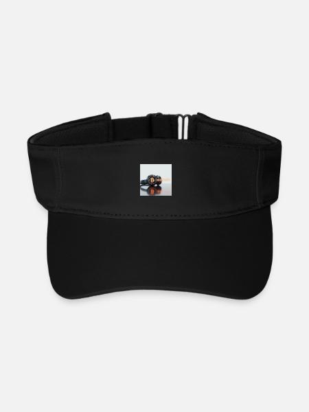 Beatcoin Headphones Crypto Vibe - Recycled Sun Visor Cap - black