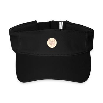 DARM DICKDARM DÜNNDARM - Recyceltes Visor Cap - Schwarz - Vorne