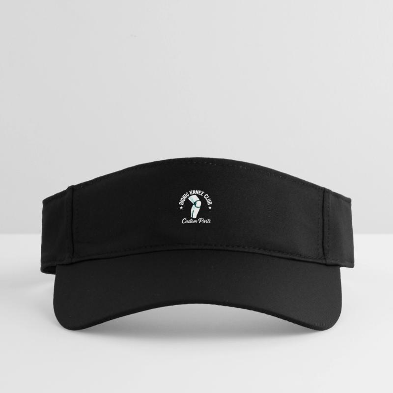 Bionic Knee Club Bionic Knee Replacement Gift Recycled Sun Visor Cap