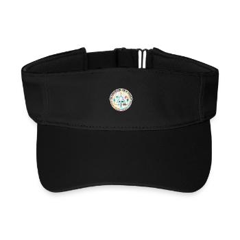 Geschenk für Elektroingenieur, Lustige Schaltkreise Shirt - Recyceltes Visor Cap - Schwarz - Vorne