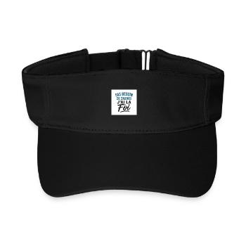 Chretiens - Visière de sport recyclée - noir - Devant