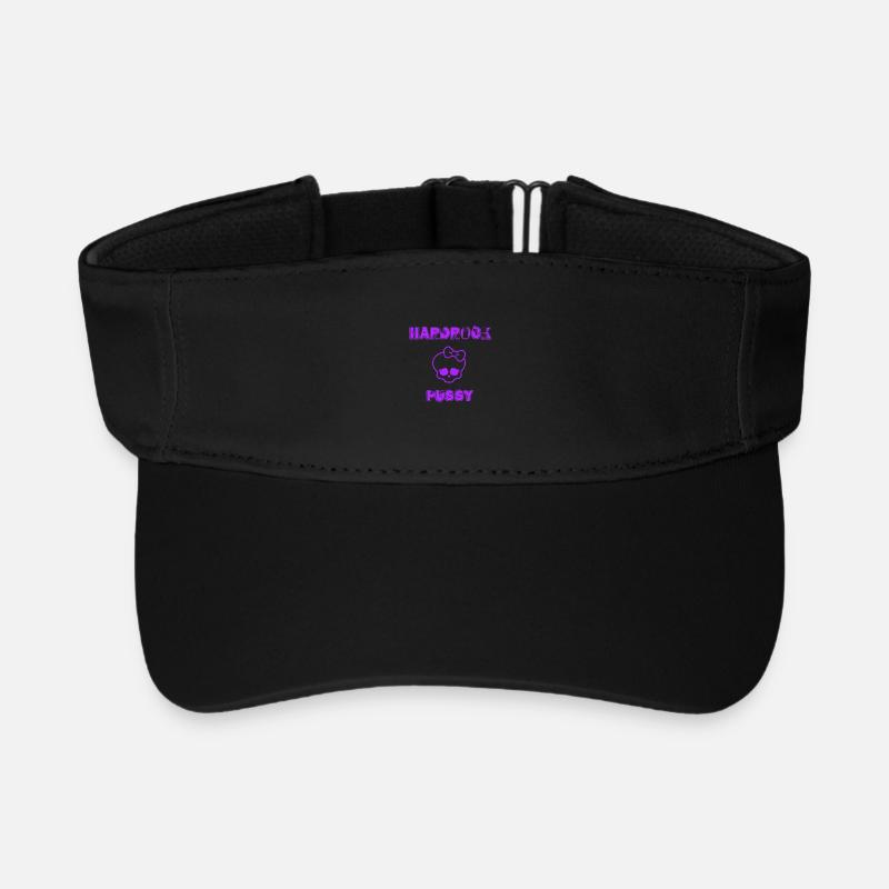 Hardrock Skull Lila - Recyceltes Visor Cap - Schwarz