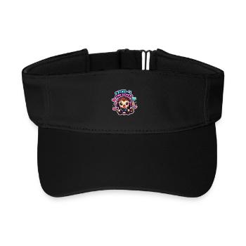 Level 4 Unlocked - Recyceltes Visor Cap - Schwarz - Vorne