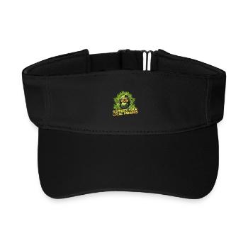 Soutenez vos agriculteurs locaux - Visière de sport recyclée - noir - Devant