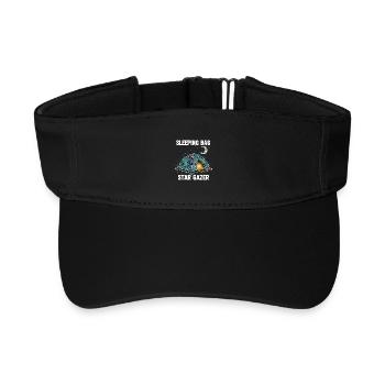 Schlafsack Star Gazer Campingzelt - Recyceltes Visor Cap - Schwarz - Vorne