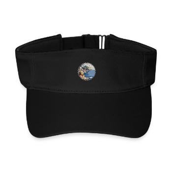 Explorez Positano en Italie Paradis méditerranéen - Visière de sport recyclée - noir - Devant