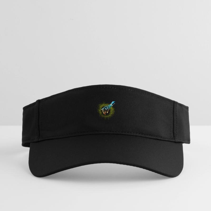 computer hand roboter KI digital cyborg code pc  Recyceltes Visor Cap