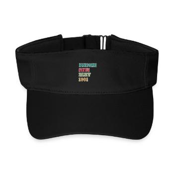 Cult date May 1961 - Recycled Sun Visor Cap - black - Front