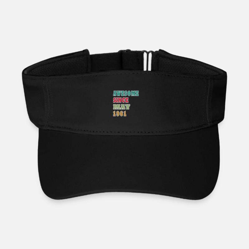 Cult date May 1961 - Recycled Sun Visor Cap - black