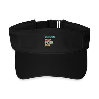 Awesome Seit Juni 1991 - Recyceltes Visor Cap - Schwarz - Vorne
