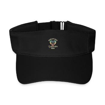 Rottweiler Hund - Recyceltes Visor Cap - Schwarz - Vorne