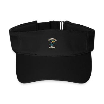 Serpent Glam Couture - Recycled Sun Visor Cap - black - Front