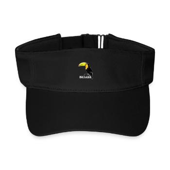 Tukan Belize - Recyceltes Visor Cap - Schwarz - Vorne