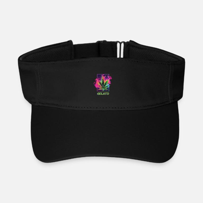 Gelato - Recycled Sun Visor Cap - black