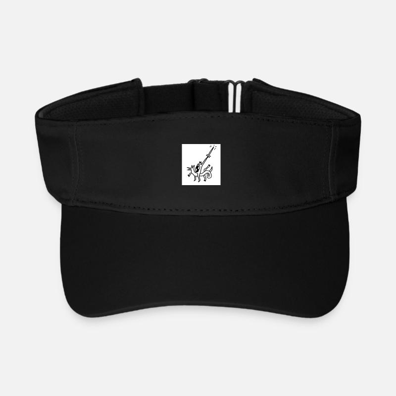 Held_mit_Schwert - Recyceltes Visor Cap - Schwarz