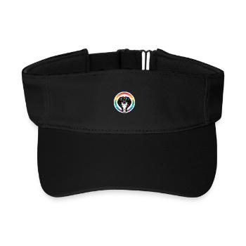 Cobra Royal arc-en-ciel lunettes rétro - Visière de sport recyclée - noir - Devant