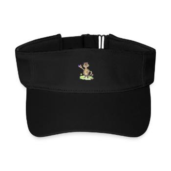 Otter Max - Recycled Sun Visor Cap - black - Front