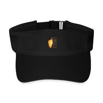 Corse - Visière de sport recyclée - noir - Devant