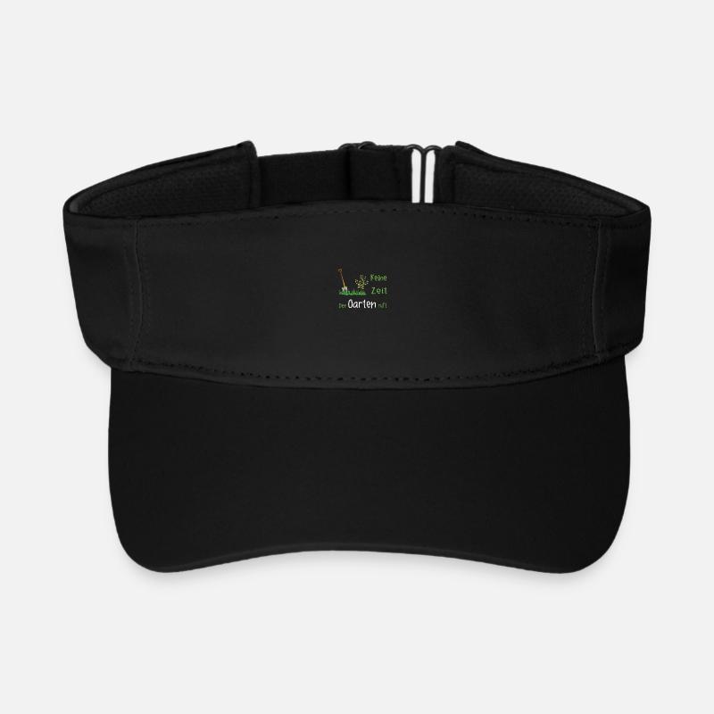 Garten Gärtner Gartenarbeit Geschenk - Recyceltes Visor Cap - Schwarz