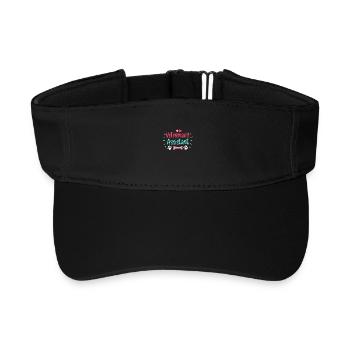 Veterinary Assistant Veterinary Medicine - Recycled Sun Visor Cap - black - Front