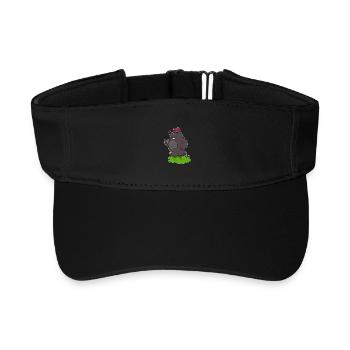 Mole Jogger Jogging Sports - Recycled Sun Visor Cap - black - Front