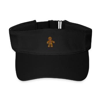 Keks - Recyceltes Visor Cap - Schwarz - Vorne