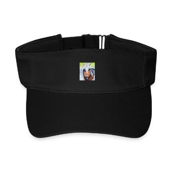Free Spirit - Wildpferd - Recyceltes Visor Cap - Schwarz - Vorne
