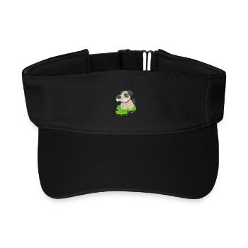 Os de chien - Visière de sport recyclée - noir - Devant