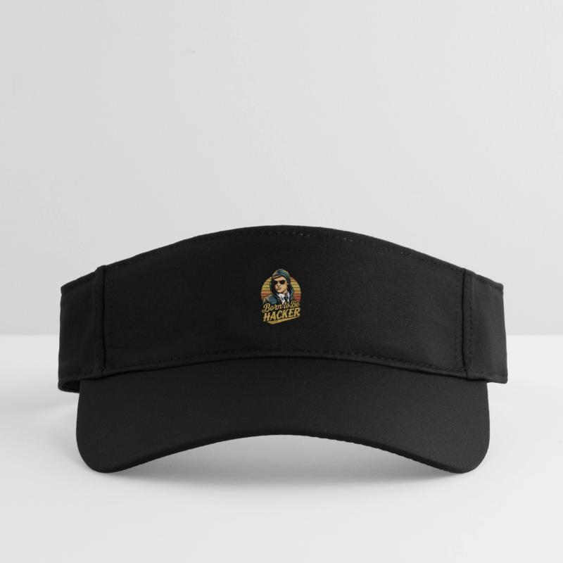 Born to Be Hacker – Computer Science Nerd IT Recycled Sun Visor Cap