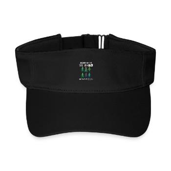 Cannabis Six Pack - Recyceltes Visor Cap - Schwarz - Vorne