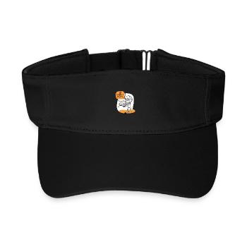 Gehirn. Einige Montage erforderlich. - Recyceltes Visor Cap - Schwarz - Vorne