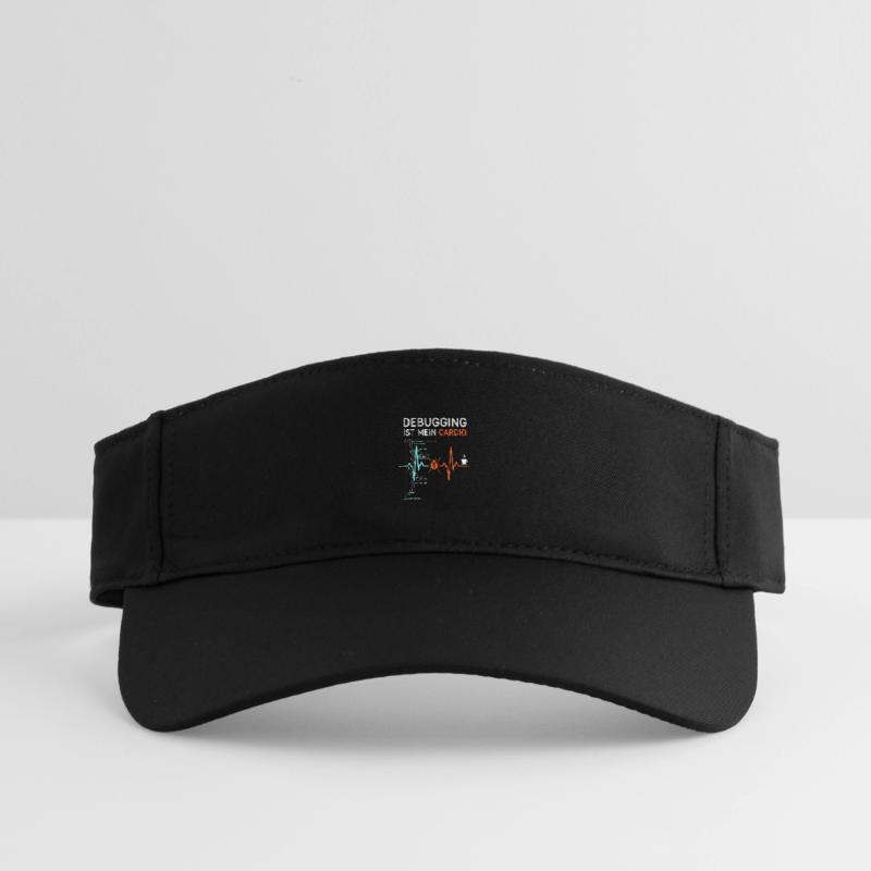 Debugging ist mein Cardio - Computer Nerd Recyceltes Visor Cap