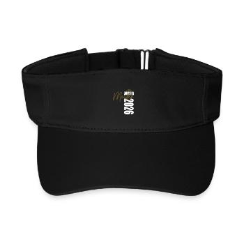 Meister 2026 - Recyceltes Visor Cap - Schwarz - Vorne