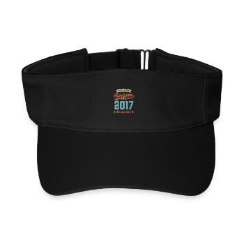 Awesome Since 2017 - Recycled Sun Visor Cap - black - Front