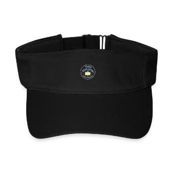 Team Sleeping instead of working - Recycled Sun Visor Cap - black - Front