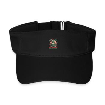 Weihnachtsbaum Züchter - Recyceltes Visor Cap - Schwarz - Vorne