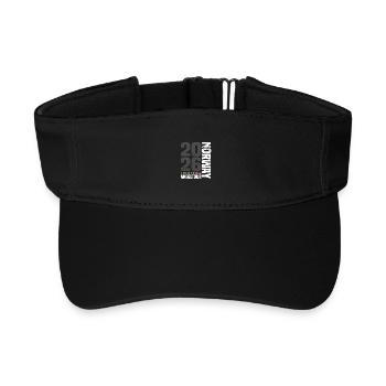 Lofoten Angeltour Norwegen 2026 - Recyceltes Visor Cap - Schwarz - Vorne