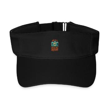 Nature instead of Wi-Fi - Recycled Sun Visor Cap - black - Front