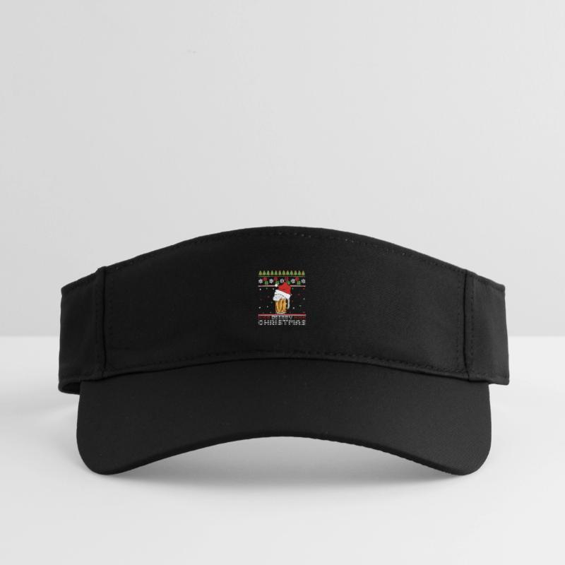 Frohe Weihnachtsbier, hässlicher Pullover – Geschenk Recyceltes Visor Cap