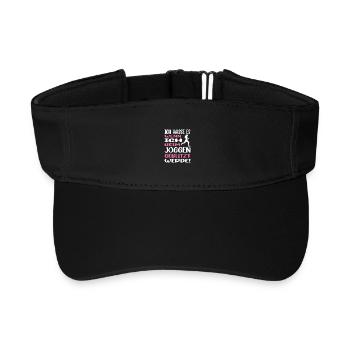 Jogging, Coureur Cadeau, Sport, Forme physique - Visière de sport recyclée - noir - Devant