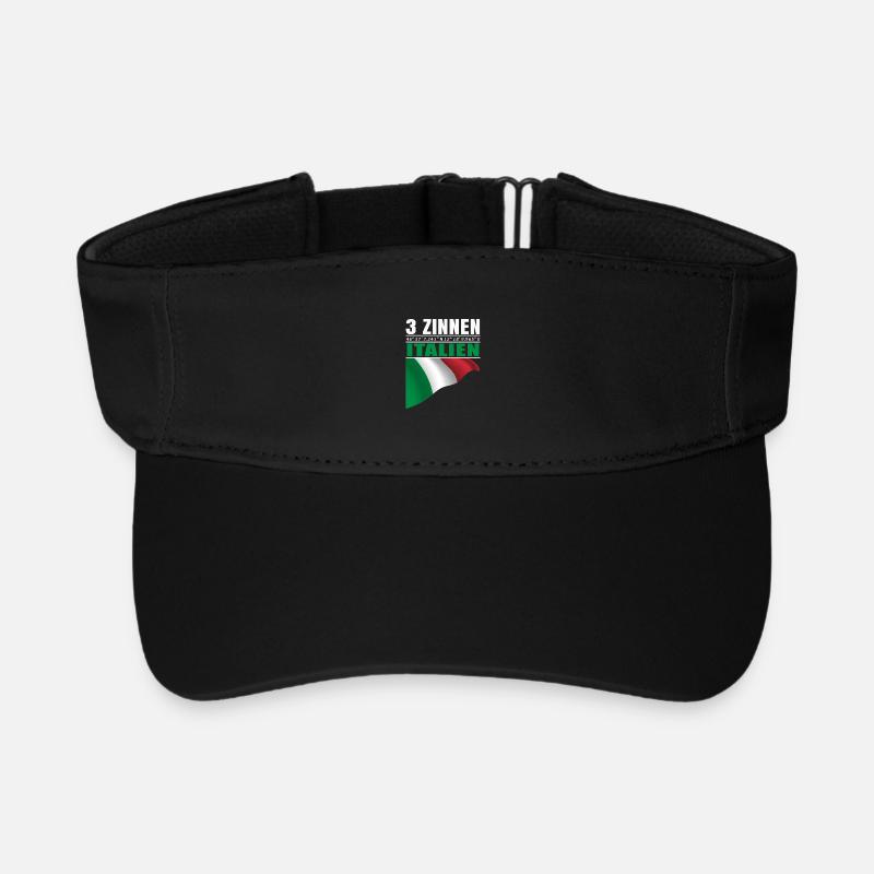 3 Pics - Visière de sport recyclée - noir