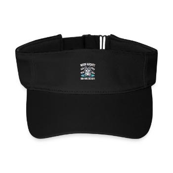 Nerv nicht bin am Zocken Gamer Katze Design - Recyceltes Visor Cap - Schwarz - Vorne