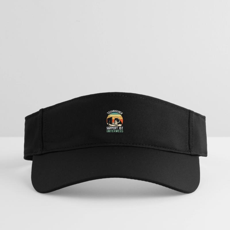 Computer TECHNICAL SUPPORT IS FUN ON THE GO Recycled Sun Visor Cap