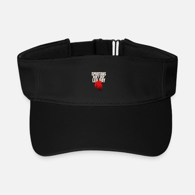 Don't skip it - Recycled Sun Visor Cap - black