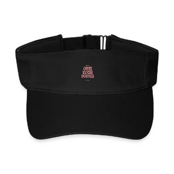 own your power - Recycled Sun Visor Cap - black - Front