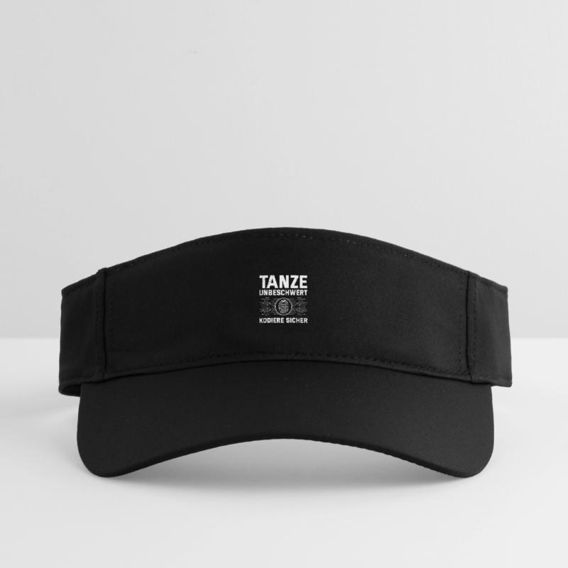 Science Coder DANCE CAREFREE, CODE SAFELY Recycled Sun Visor Cap